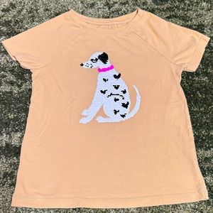 Cat & Jack Flip Sequins Dog Shirt